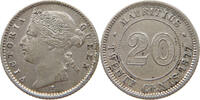 MAURITIUS 20 CENTS Victoria 1837-1901 -
