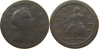 GREAT BRITAIN HALFPENNY George I. (1714-1727) -