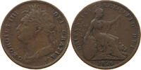 GREAT BRITAIN FARTHING GEORGE IV. (1820-1830) -