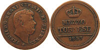 ITALY STATES SICILY 1/2 TORNESE -