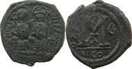 Byzanz Follis Justinus II Sofia 565-578 -