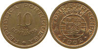 10 CENTAVOS 1962 ST. THOMAS AND PRINCE PROVA VZ
