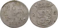 NETHERLANDS HOLLAND 2 STUIVERS 1787 SS 22,00 EUR  zzgl. 5,99 EUR Versand