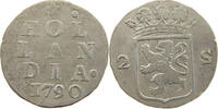 NETHERLANDS HOLLAND 2 STUIVERS 1790 SS 22,00 EUR  zzgl. 5,99 EUR Versand