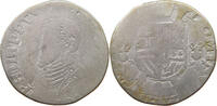 SPANISH NETHERLANDS 1/10 PHILIPSDAALDER FELIPE II. 1556-1598 -