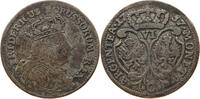 POLAND 6 GROSCHEN August III 1733-1763 -