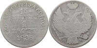 POLAND ZLOTY 15 KOPEKS Nikolaus I. (1825-1855) -