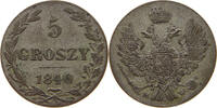 POLAND 5 GROSZY Nikolaus I. (1825-1855) -