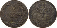 POLAND 5 GROSZY Nikolaus I. (1825-1855) -