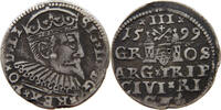 POLAND 3 GROSCHEN Sigismund III (1587-1632) -