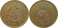 NORWAY 1/2 SKILLING CHARLES XV. (1859-1872) -