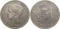 SPAIN 5 PESETAS Alfonso XIII. (1886–1941) -