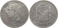 SPAIN 2 PESETAS Alfonso XII. (1874–1885) -