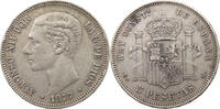 SPAIN 5 PESETAS Alfonso XII. (1874–1885) -