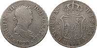 Spanien 2 reales Ferdinand VII, 2 Reales, 1828, -
