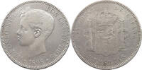 SPAIN 5 PESETAS ALFONSO XIII. 1886-1941 -