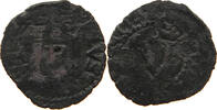 SPAIN DINERO CARLOS I. 1519-1558 PAMPLONA -