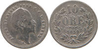 SWEDEN 10 ORE CHARLES XV. (1859-1872) -