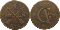 SWEDEN SKILLING Gustav IV. Adolf (1792-1809) -