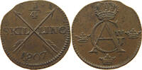 SWEDEN 1/4 SKILLING Gustav IV. Adolf (1792-1809) -