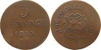 Rostock 3 Pfennig -