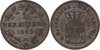 BAYERN KREUZER Maximilian II. Joseph (1848-1864) -