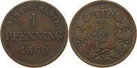 BAYERN PFENNIG Ludwig II. (1864-1886) -