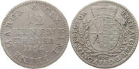 Sachsen-Albertinische Linie 1/2 thaler Sachsen Friedrich August III. 1/12 Taler 1764 E.D.C. -