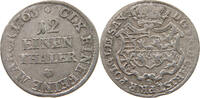 SACHSEN 1/12 TALER Friedrich Christian (1763) -