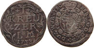 WÜRTTEMBERG KREUZER Eberhard Ludwig (1693-1733) -