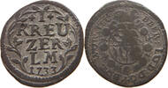 WÜRTTEMBERG KREUZER Eberhard Ludwig (1693-1733) -