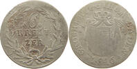 BADEN 6 KREUZER Karl Ludwig Friedrich (1811-1818) -