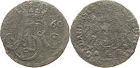 POLEN DANZIG 3 GROSCHEN TROJAK August III 1733-1763 -