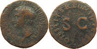 ROME EMPIRE AS Tiberius (4-37) PONTIF TRIBVN POTEST ITER -