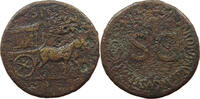 ROME EMPIRE SESTERTIUS Tiberius (4-37) S SESTERTIUS SPQR IVLIAE AVGVST RARE -