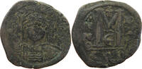 BYZANTINE EMPIRE FOLLIS MAURICIUS TIBERIUS 582-602 -
