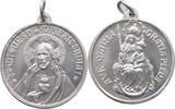 RELIGION MEDAILLE JESUS / MARIA -