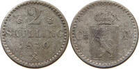 Norwegen 2 skilling KARL XIV 1859-1872 -