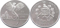 GUATEMALA 10 QUETZALES GUATEMALA 10 QUETZALES 1995 ALUMINIUM PATTERN PROOF REEDED -