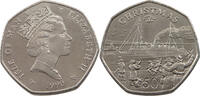 ISLE OF MAN 50 PENCE CHRISTMAS -