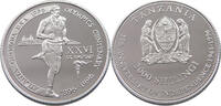 TANZANIA  2000 SHILINGI 1996 ALUMINIUM PATTERN PROOF