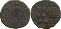 BYZANTINE EMPIRE 20 NUMMIA JOHANNES I. 969-976 20 NUMMIA OVERSTRUCK -