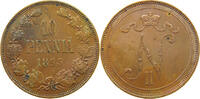Finnland 10 pennia Nikolaus II. 1894-1917 -