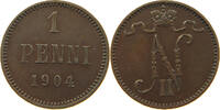 Finnland 1 penni Nikolaus II. 1894-1917 -