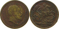 GREAT BRITAIN TOKEN Edward VII., 1901 - 1910 -