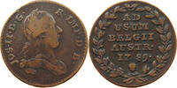 RDR Österreichische Niederlande 2 Liards Joseph II. 1780-1790 -