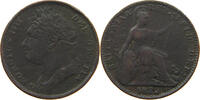 GREAT BRITAIN FARTHING GEORGE IV. (1820-1830) -