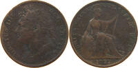 GREAT BRITAIN FARTHING GEORGE IV. (1820-1830) -