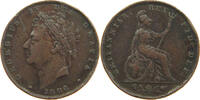 GREAT BRITAIN FARTHING GEORGE IV. (1820-1830) -