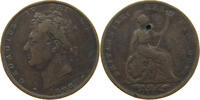 GREAT BRITAIN FARTHING GEORGE IV. (1820-1830) -